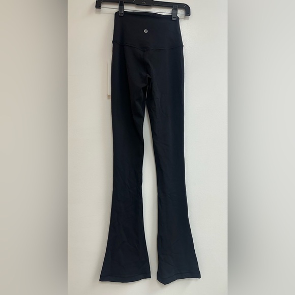 LuluLemon Align™ High-Rise Mini-Flare Pant Extra Short in Black - Picture 4 of 6